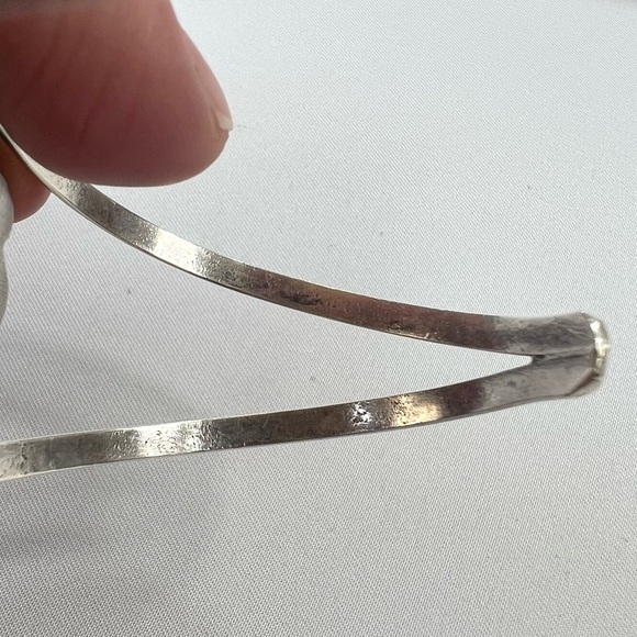 Vintage Navajo Blue Carico Lake Turquoise Bracelet - Picture 7 of 11